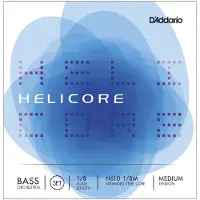 D'Addario Helicore Orchestral Double Bass String Set 1/8 Size Med.