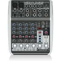 Behringer XENYX QX602MP3 6-Input Mixer med MP3-spelare