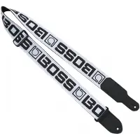 BOSS BSM-20-BW Monogram Gitarrrem svart logotyp på vit