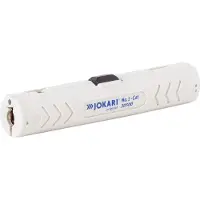 Jokari 30500 No. 1-Cat Cable Coating Remover Lämplig för datorkablar, CAT5-kabel, CAT6-kabel, CAT7-kabel, Twisted-Pair-kabel 4,5 till 10 mm