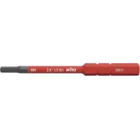 Wiha 37224 VDE Inner-sexkantig Utbytbar blad SW 2.5 2.5 mm 75 mm Passar till Torque