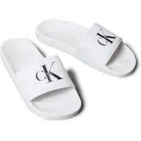 Calvin Klein Pantolette svart / vit