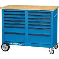 Gedore 2528088 Arbetsbänk med hjul (L x B x H) 1200 x 1250 x 985 mm Blå
