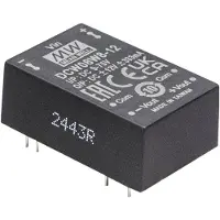 MEAN WELL DCW08W8-12 DC/DC-omvandlare 24 V -12 V -0.330 A 8 W Innehåll 1 st