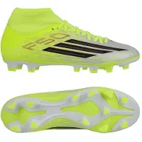 Adidas F50 Club Mid Fxg Born For Goals - Gul/svart/lucid Red, storlek 46⅔
