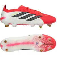 Adidas Predator Elite Sg Born For Goals - Lucid Red/svart/vit - Soft Ground (Sg), storlek 40⅔