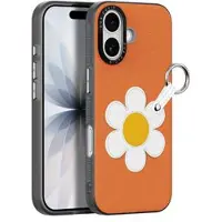 DUX iPhone 17 Luvy Skal med fingerring/handrem - Orange / Prästkrage