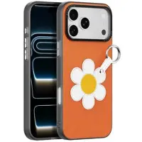 DUX iPhone 17 Pro Luvy Skal med fingerring/handrem - Orange / Prästkrage