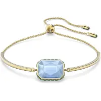 Swarovski Orbita Armband Åttkantigt Snitt Imitationskristall Glittrande Damarmband Guld 5616643 S