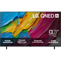LG 86QNED80A3A - 86 Diagonal klass QNED80 Series LED-bakgrundsbelyst LCD-TV - QNED AI - Smart TV - webOS - 4K UHD (2160p) 3840 x 2160 - HDR - kant-LED