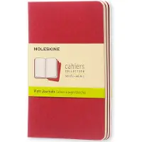 Plain Cahier - Red Cover (3 Set)