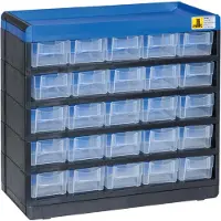 Allit 464620 Detaljmagasin VarioPlus Pro 29/50 (B x H x D) 300 x 285 x 135 mm Svart, Blå 1 st