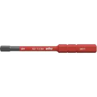 Wiha SlimBit 1000 V-bits, sexkant 4,0 x 75 mm