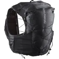 Salomon - Trailryggsäckar - Adv Skin X Season 15 Set Ebony/Alloy för Unisex - Storlek M - Svart