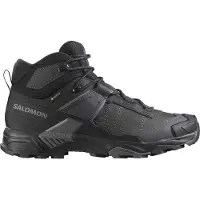 Salomon - Vandringsskor herr - X Ultra 5 Mid GTX M Black / Asphalt / Castlerock för Unisex - Storlek 44 - Svart