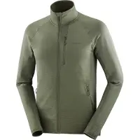 Salomon Men's Essential Lightwarm Full Zip mellanlagers fleecejacka