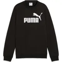 Puma Sweatshirt - ESS nr 1 Logo Crew - Svart - - 10 år (140) - Sweatshirt