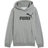 Puma Hoodie - Gråmelerad m. Svart - - 14 år (164) - Hoodie