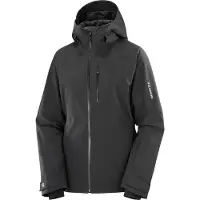 Salomon - Skidjackor dam - Highland Jacket W Deep Black för Unisex - Storlek XS - Svart