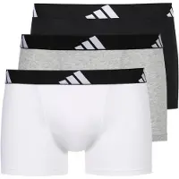 Adidas Underwear Boxershorts ACTIVE FLEX COTTON Pack de 3 man - Vit - EU L