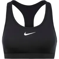 Nike Sport Bh Dri-fit Swoosh - Svart/vit Dam, storlek X-Large