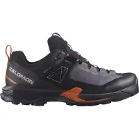 Salomon - Vandringsskor dam - X Ultra Alpine GTX W Nine Iron/Black/Red Orange för Unisex - Storlek 40 - Svart