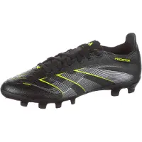 Adidas Predator League MG Electric Stealth - Svart/Grå/Lucid Lemon - Multi Ground (MG), storlek 42