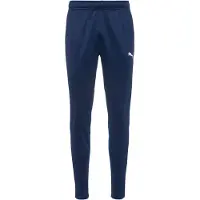 Puma Sportbyxa 'TeamGoal' marinblå / vit