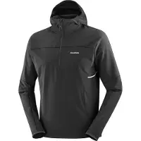 Salomon - Trail running kläder - Sense Aero Hybrid HZ HD M Deep Black för Unisex - Storlek L - Svart