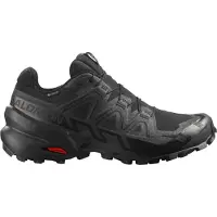 Salomon - Trailskor - Speedcross 6 Gtx W Black/Black/Phantom för UnisexUll - Storlek 37 1/3 - Svart