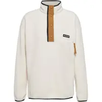Columbia - Varumärken - Helvetia II Half Snap Fleece Chalk för Unisex - Storlek L - Beige