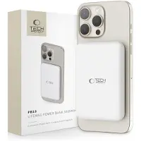 Tech-Protect PB10 LifeMag Magnetisk Trådlös Powerbank - 15W - Vit