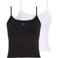 Tommy Hilfiger Topp 'ESSENTIAL' svart / vit