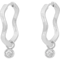 Sno of sweden Kitty silver kristallhänge örhängen 1392-6700012