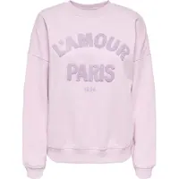 JDY Sweatshirt 'JDYMesa' orkidé / eosin / mörkrosa