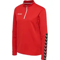 Hummel Sport sweatshirt 'Authentic' knallröd / svart / vit