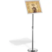 Durable Info-golvstativ med aluminiumram 479923 1 x DIN A3 250.00 mm x 250 mm x 1290 mm x 250 mm