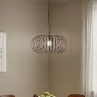Domiluce Hänglampa Globe , dimbar, Brun / rost, Vardagsrum / matsal, Metall, Pendellampa