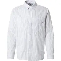 Replay för män. M4138A.000.52880 Randig skjorta Regular Fit blå (XL), Casual, Bomull, Klassisk, Lång ärm