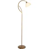 Steinhauer Golvlampa Anthea, Brun / mässing, Vardagsrum / matsal, Metall, Golvlampa