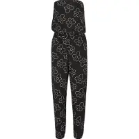 Urban Classics Jumpsuit svart / vit