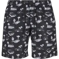 Urban Classics Badshorts grå / svart / vit
