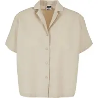 Urban Classics Linen Mixed Resort Kortärmad Skjorta