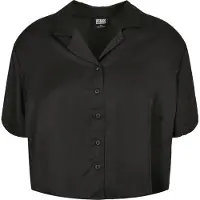 Urban Classics Viscose Satin Resort Kortärmad Skjorta