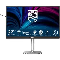 Philips 27B2N4500 - 4000 Series - LED-skärm - 27 - 2560 x 1440 QHD @ 120 Hz - IPS - 350 cd/m² - 1500:1 - 4 ms - 2xHDMI, DisplayPort - högtalare - silver, träkol