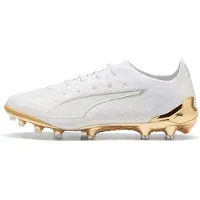 Puma Ultra 6 Ultimate Ag White Gold - White/guld/Svart - Konstgräs (Ag), storlek 42½
