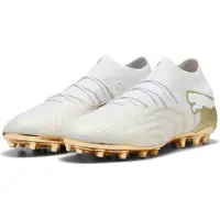 Puma Future 9 Ultimate Mg White Gold - White/guld/Svart - Multi Ground (Mg), storlek 44