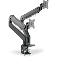 Digitus DA-90427 Monitorfäste 2 Skärm(ar) 38,1 cm (15) - 88,9 cm (35) Svart Utdragbar, Vridbar, Justerbar i höjd, Tiltbar, Roterbar