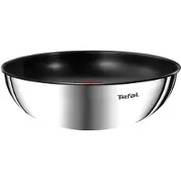 Tefal Ingenio L8977774, Rund, Wokpanna, Svart, Rostfritt stål, Thermo-Spot, 26 cm, 1 styck