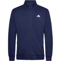 Adidas Workout Essentials All-set 3 Stripes Knit Sweatshirt Med Dragkedja